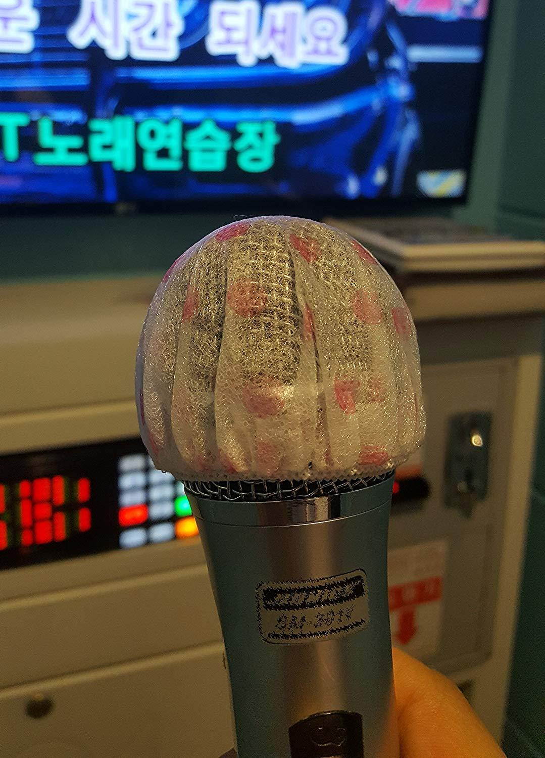 100 Count Microphone Hygiene Cover Odor Removal Disposable Mike Sponge