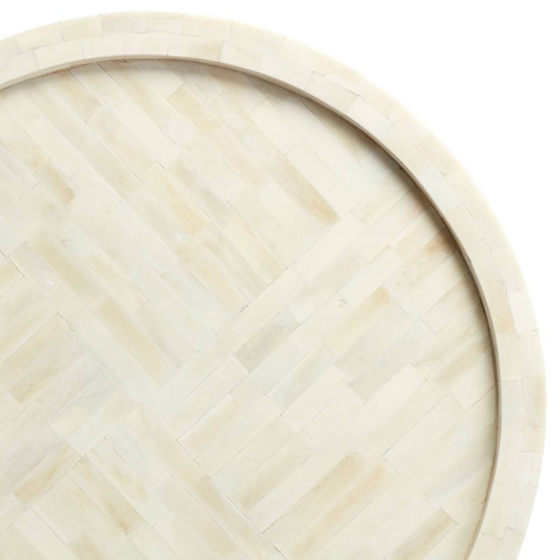 Coast to Coast Osso Gold Mosaic Bone Accent Table