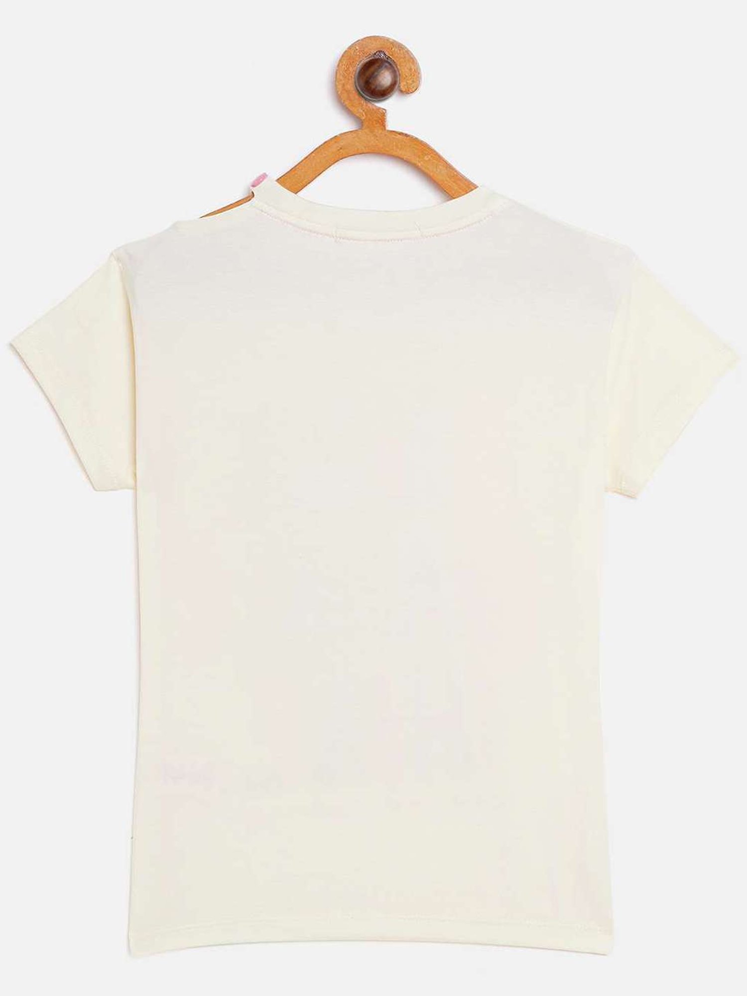 ZIAMA Kids Off-White Printed Top