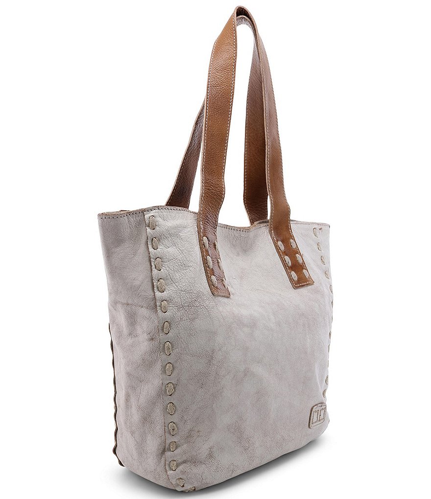 Bed Stu Stevie Leather Pick Stitch Tote Bag