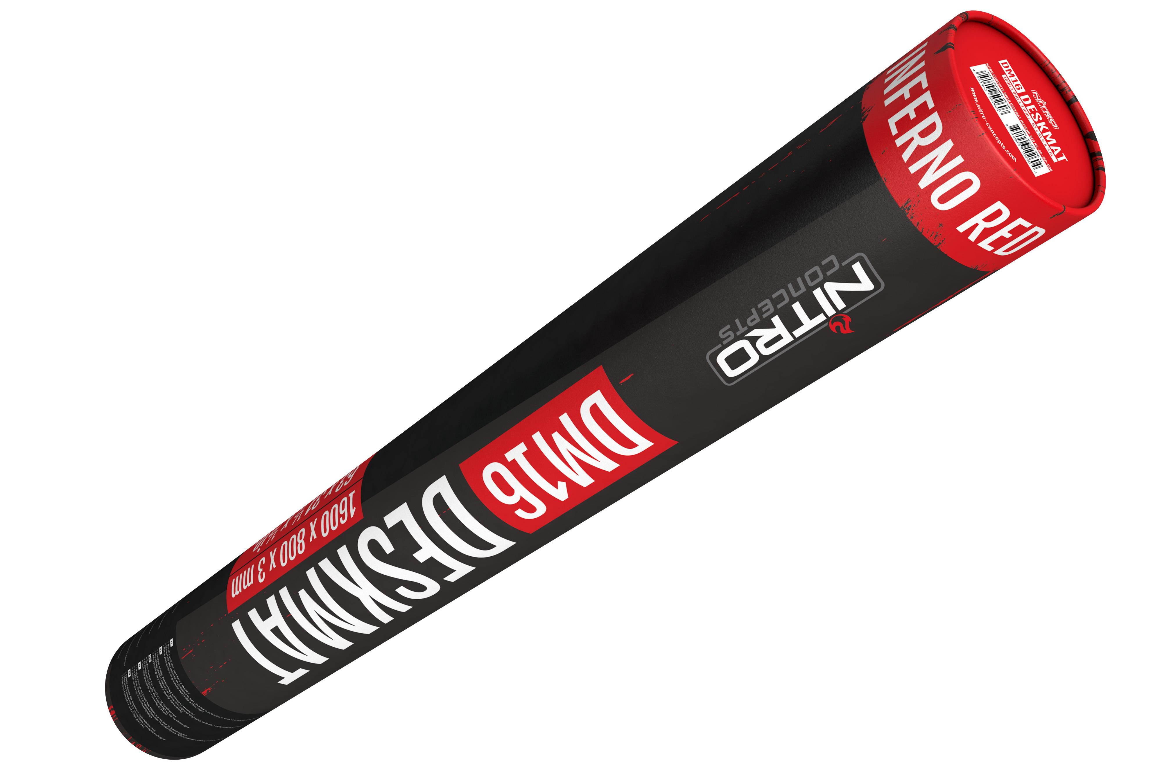 Nitro Concepts Deskmat DM12 &ndash; 1200 X 600 MM &ndash; Inferno Red