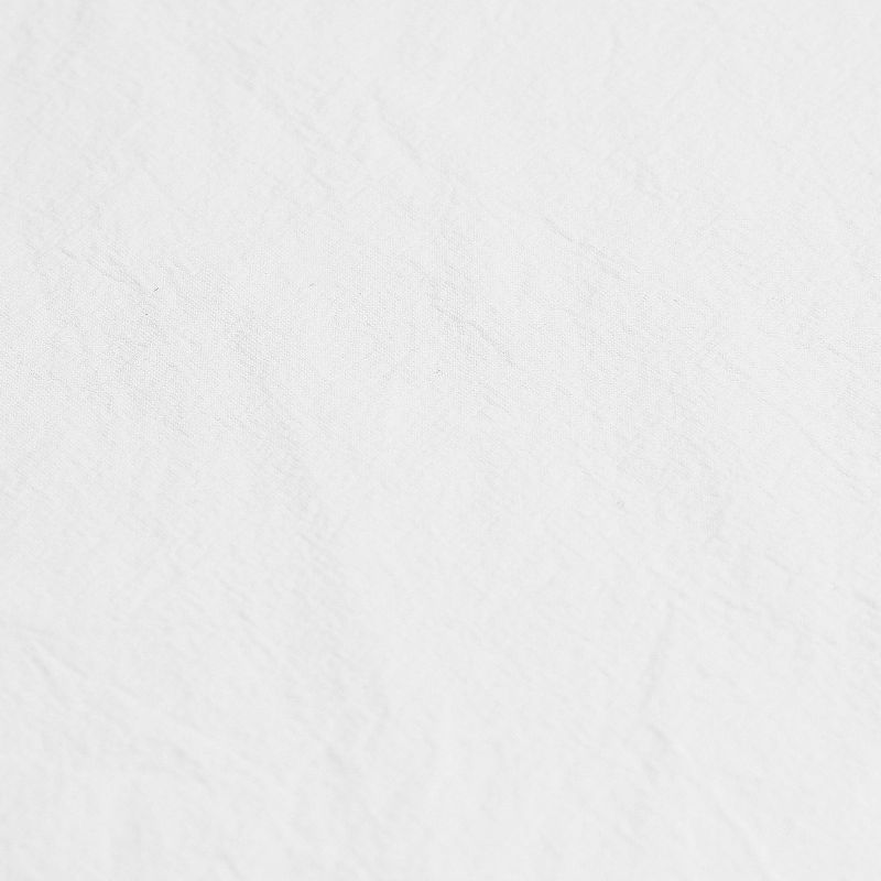 Set of 2 36"x42" Floral Curtain Tiers White/Beige - Threshold™