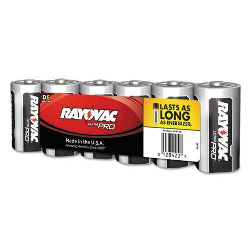 Rayovac AL-D Industrial PLUS Alkaline Batteries- D- 6/Pack