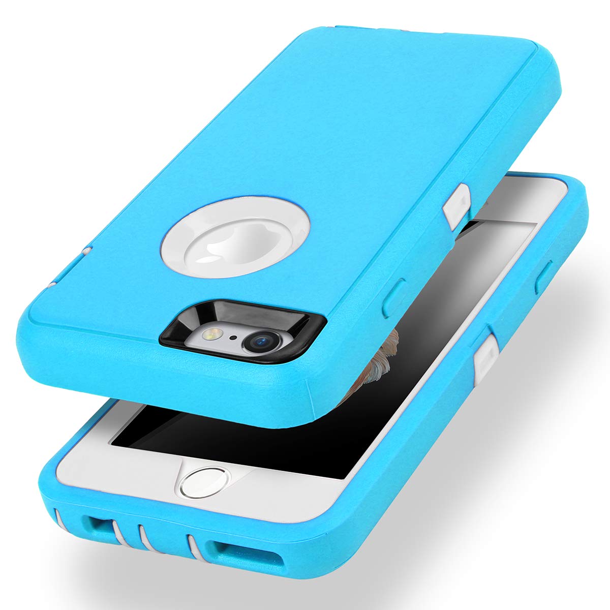 AICase Heavy Duty Tough 3 in 1 Rugged Shockproof Case for iPhone 7+/8+