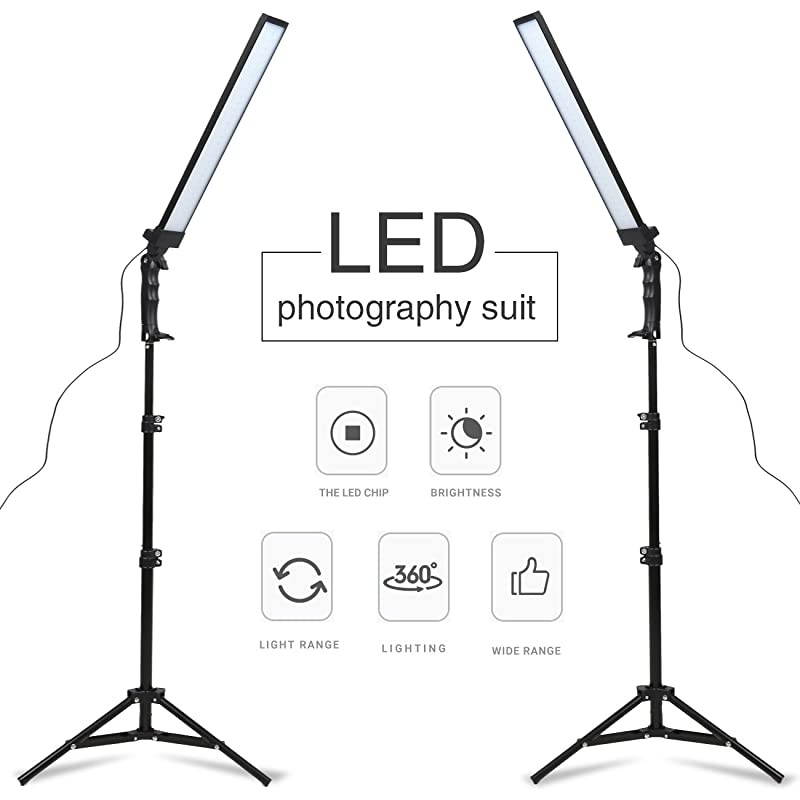 180 LED Light Photography Studio LED Lighting Kit Adjustable Light with Light Stand Tripod Photographic Video Fill Light