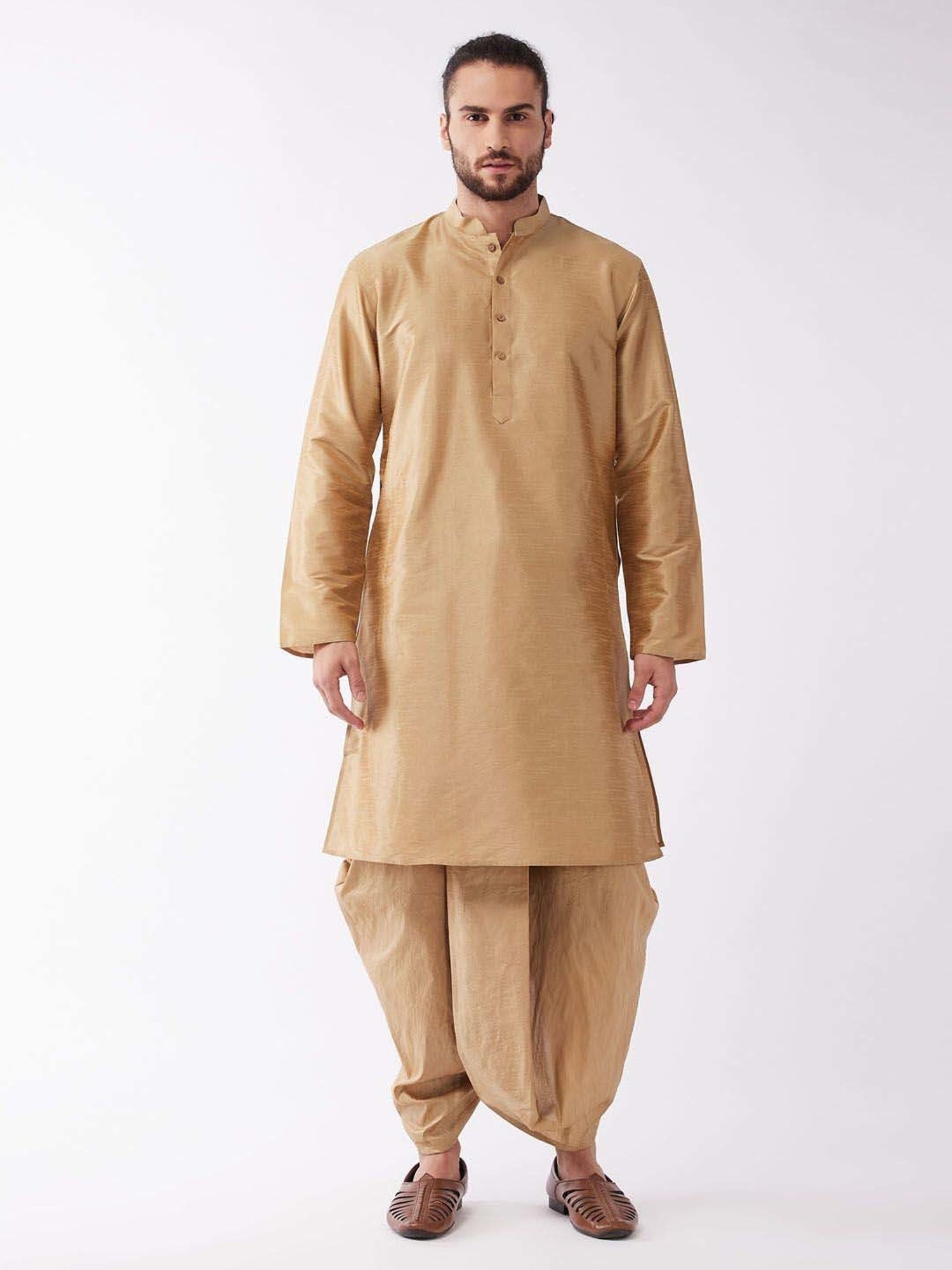 Sanwara White Regular Fit Chikankari Kurta & Churidar Set