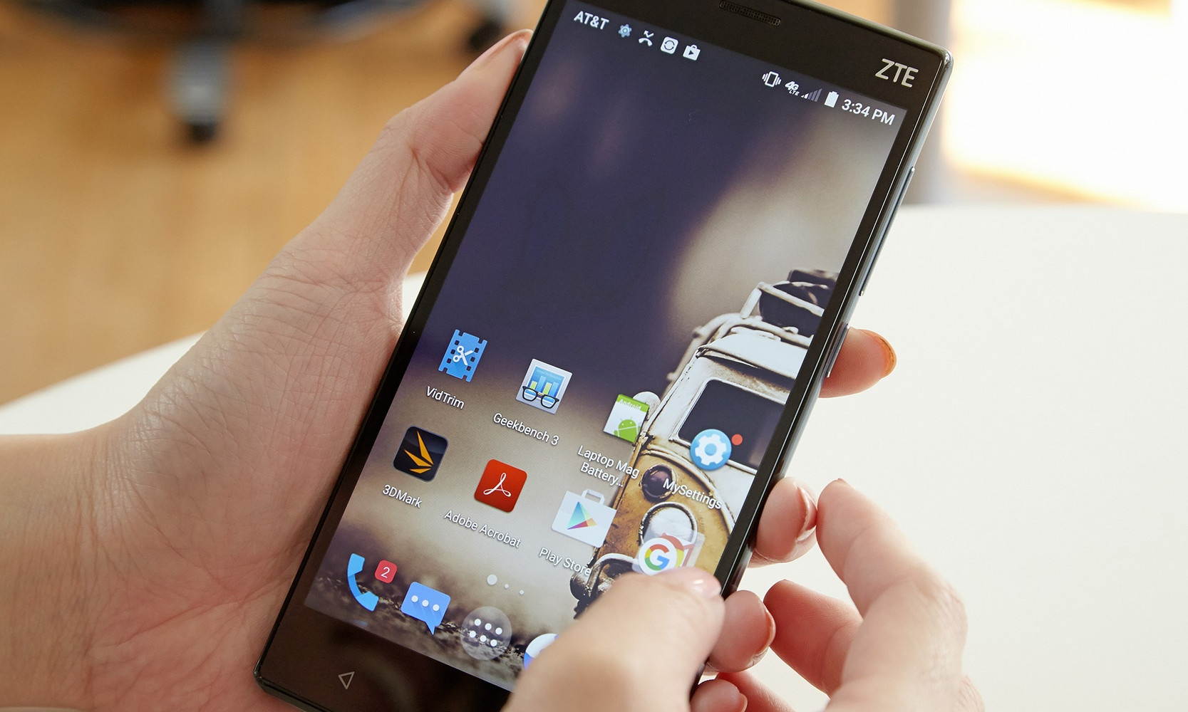 60s Cable with Classic United States Rotary Dial Inlay: Designer Retro Phone/Rotary Dial Telephone/Retro Style Phone/Vintage Telephone/Classic Desk Phone with Rotary Dialler (Blue)