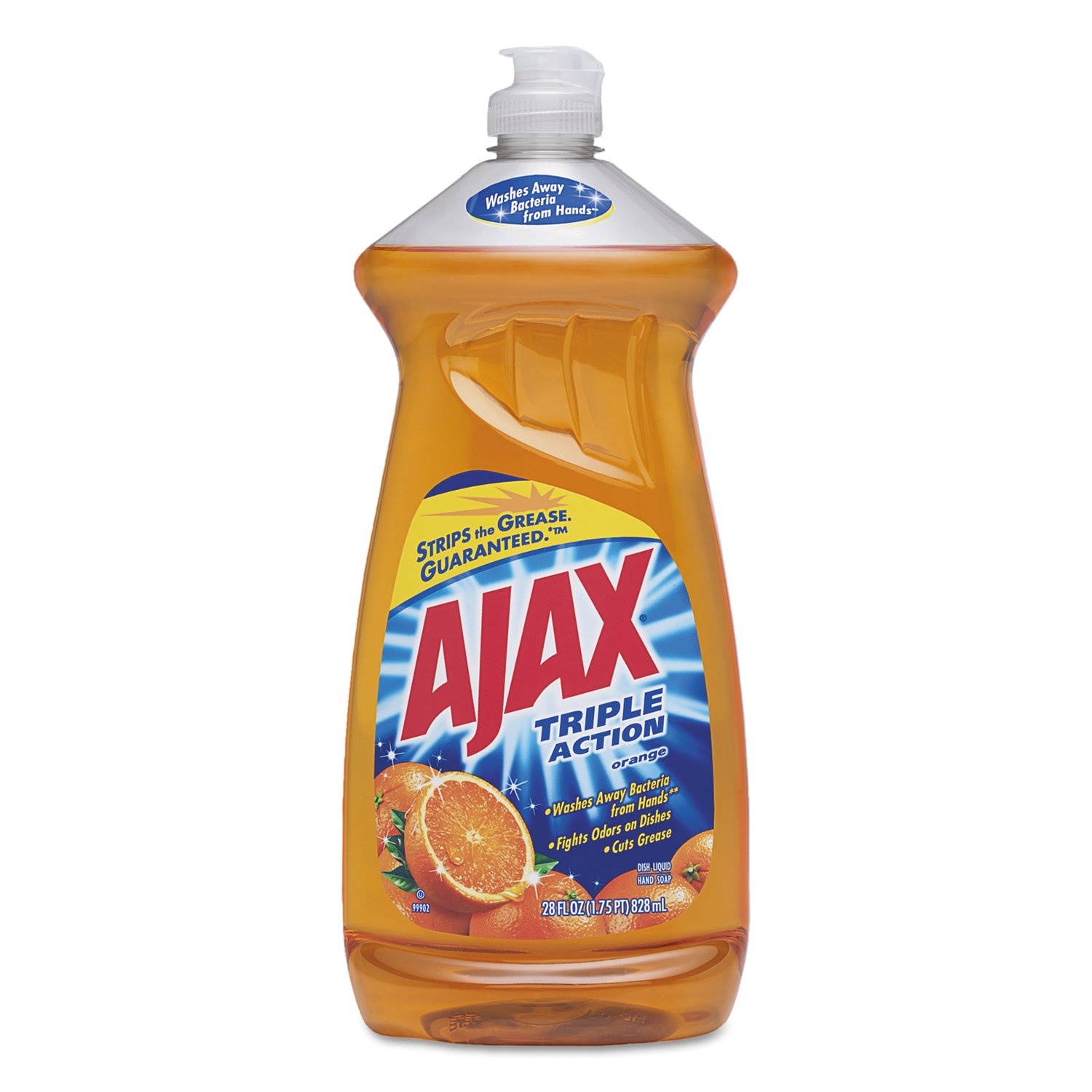 Ajax Dish Detergent Liquid Orange Scent 28 oz Bottle 9/Carton 44678CT