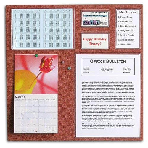 StoreSMART&reg; - 3" x 5" Peel & Stick Vinyl Plastic Pocket - Open Long Side - 10 Pack - STB164L-10