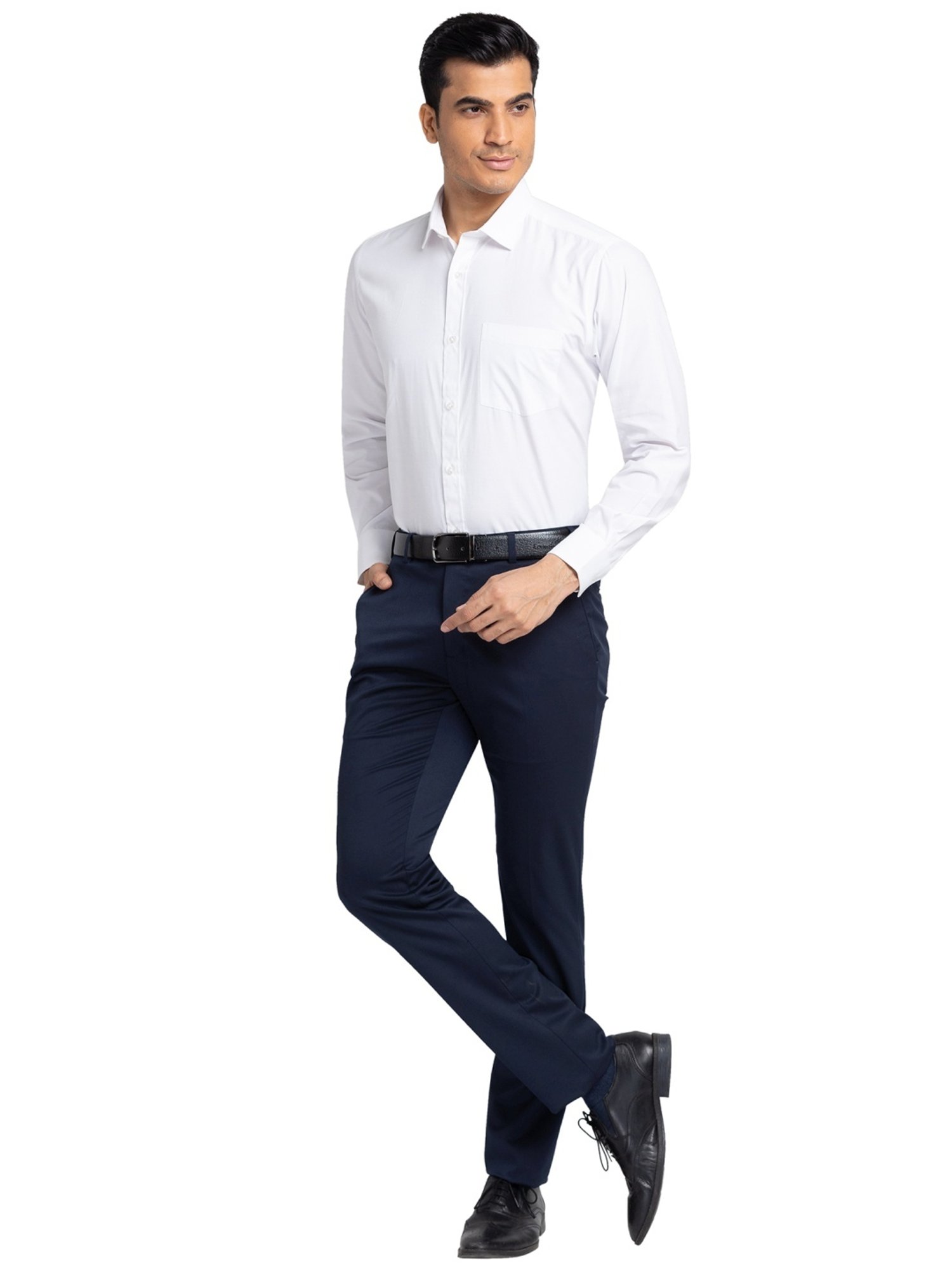 Park Avenue White Regular Fit Shirt