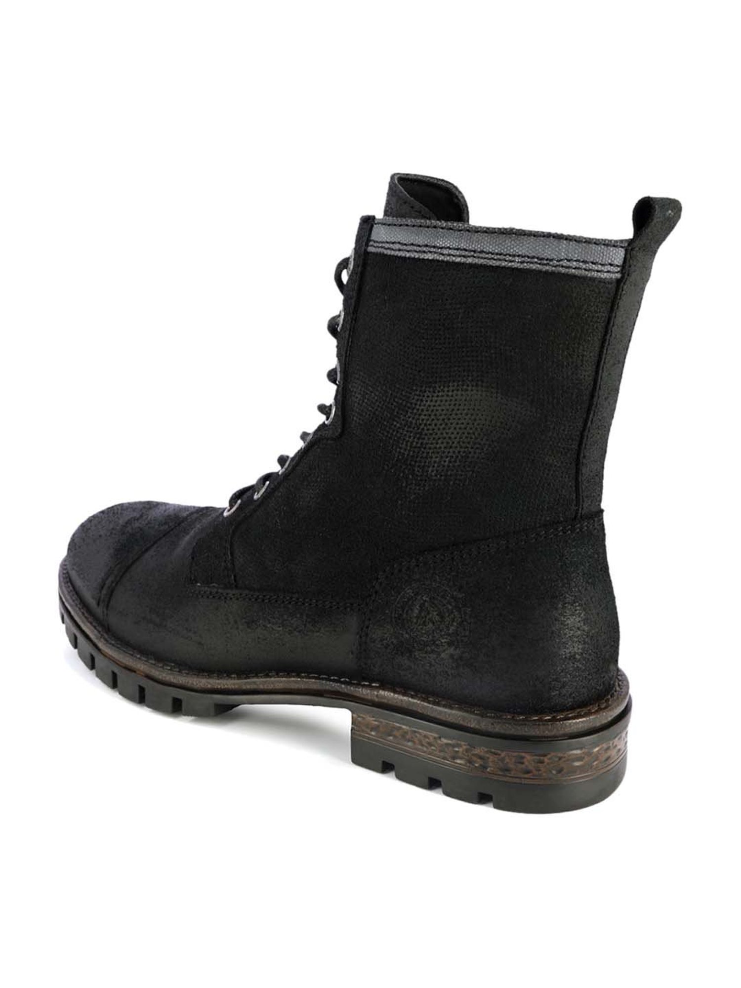 Alberto Torresi Men's Black Casual Boots