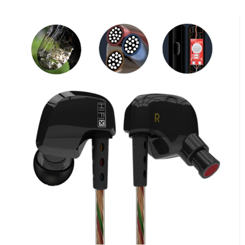 HD9 Earphones HiFi Sport Earbuds Copper Driver Earhook ear type Headphones In Ear Earphone For Running With Microphone