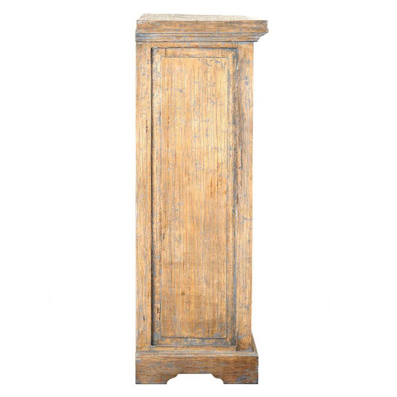 Penelope 2 Door Cabinet Distressed Gray - East at Main