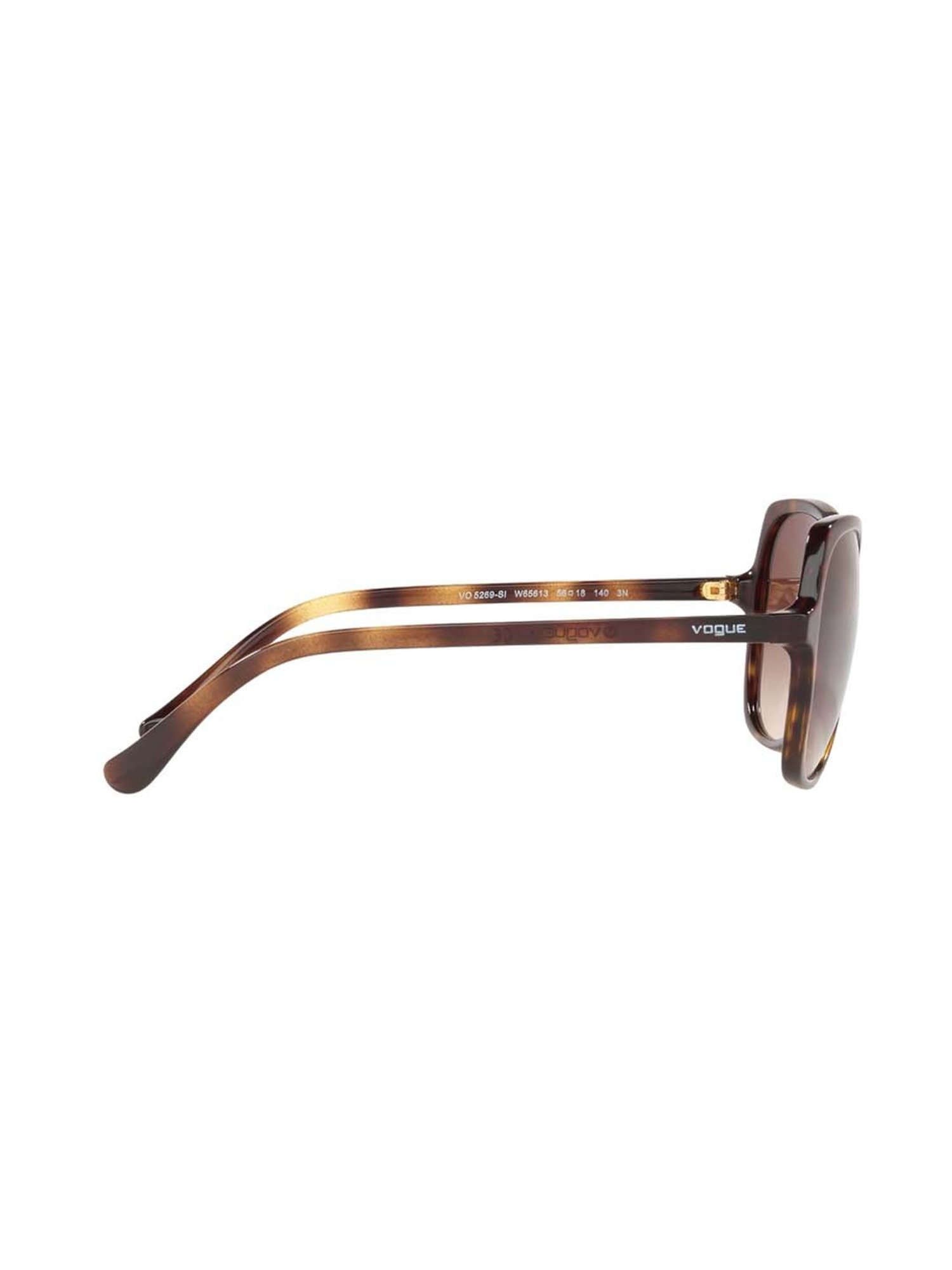 Vogue Eyewear Women Gradient Brown Lens Square Sunglasses - 0VO5269SIW6561356