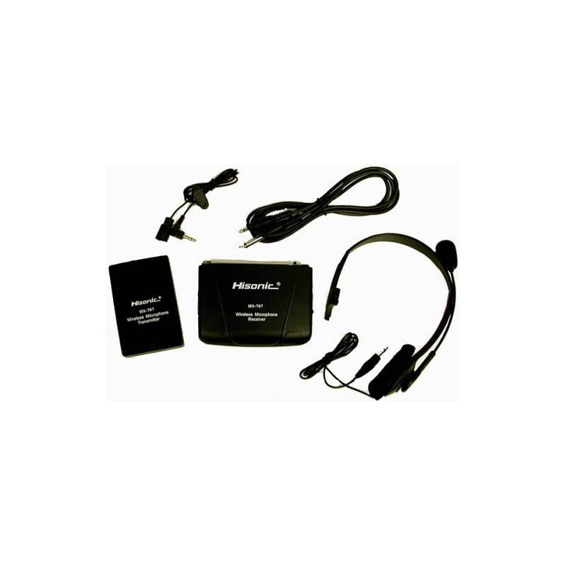 HS707 Portable Battery Powered VHF La Valier and Headset Wireless Microphone System