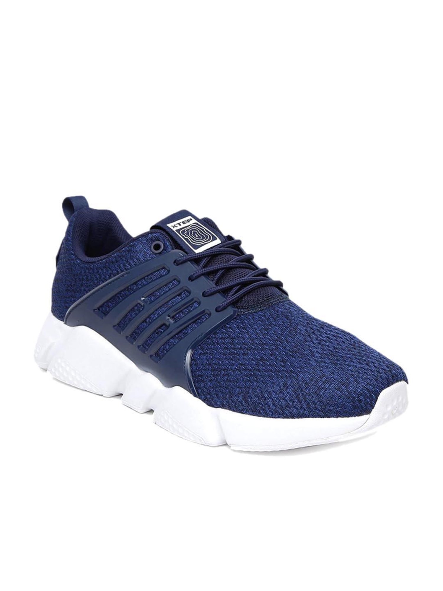 Xtep Men's Lace-Up Blue Sneaker Shoes