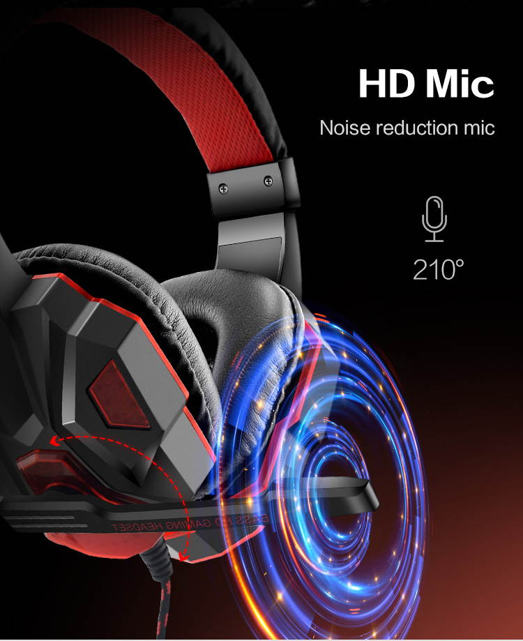 DATA FROG Gaming Headphones for PS4 Headphones with Microphone for Sony PS4 PS3 for Nintend switch for Xbox one Earphone with Splitter for PC