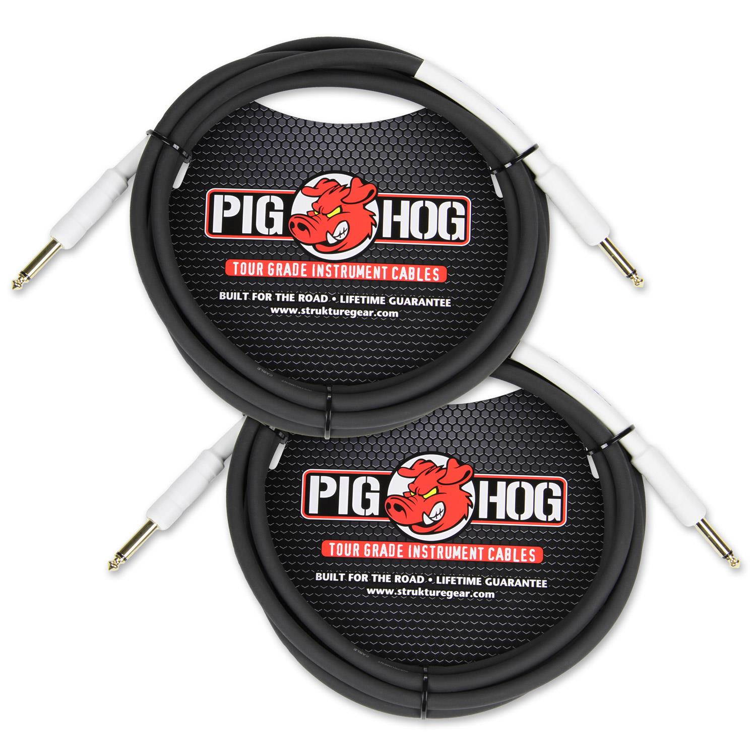 Pig Hog PH10 Tour Grade 10ft Instrument Cable 1/4" - 1/4"