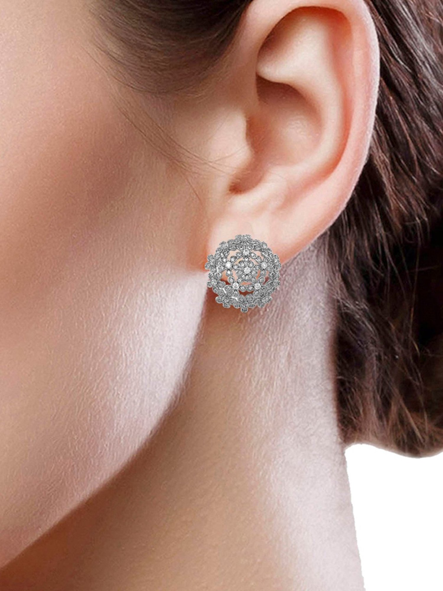 The Real Effect London 800 Silver Earrings for Women