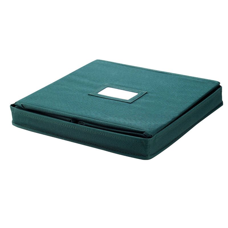 Elf Stor Premium Christmas Ornament Storage Chest Green