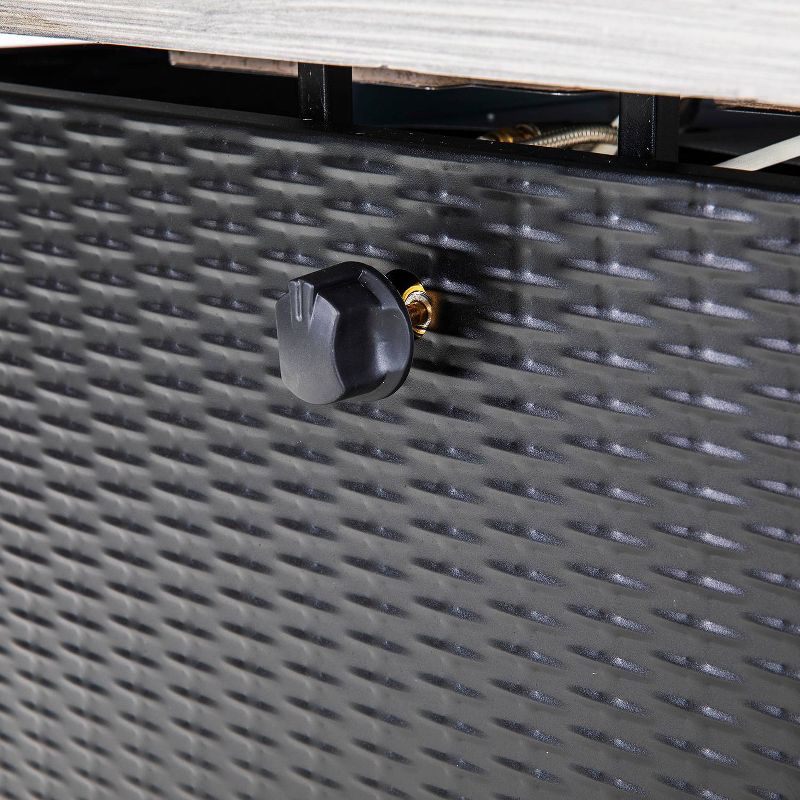 32" Steel Fire Pit Table with Cover - Nuu Garden