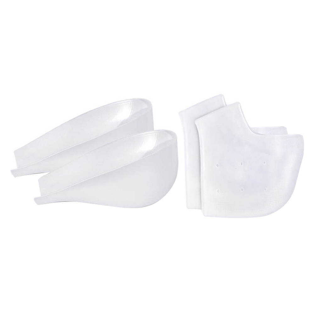 1 Set Height Increase Insole Increase Lifting Socks Heel Protector With Holes