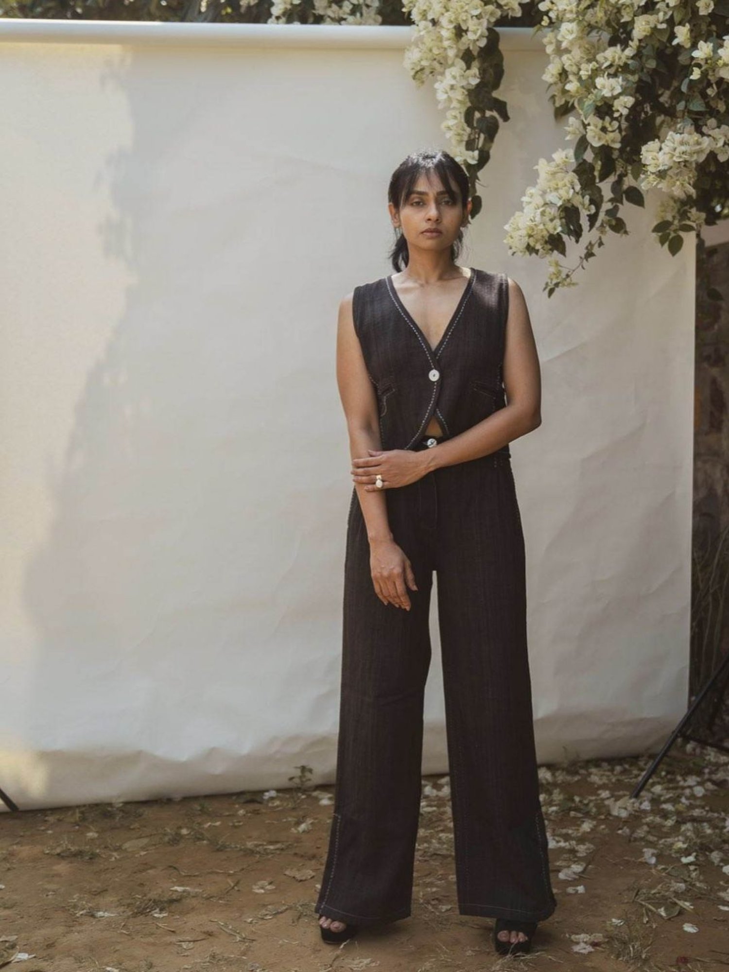 Lafaani Black Sonder Long Skirt