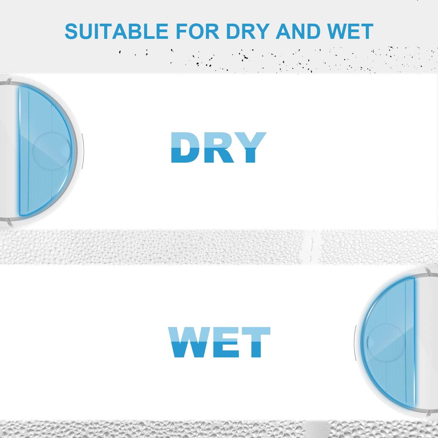 BluePower Disposable Replacement Mop Parts Kit Mops Cloth for XIAOMI S5 S50 S52 Roborock S6 Robot Vacuum Cleaner Accessory Replacement Parts 21Pcs