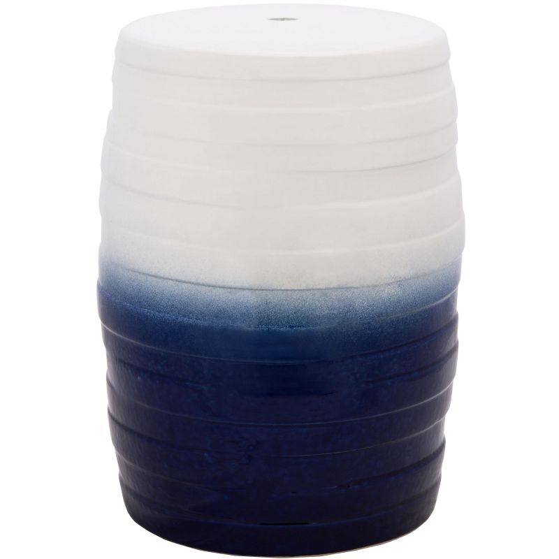 Katrice Garden Stool - Blue Ombre - Safavieh