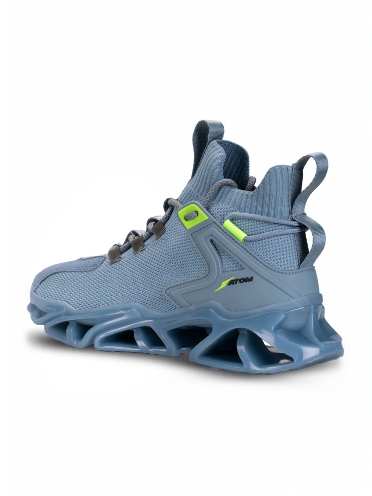 Atom Men's Hollow Man Blue Running Shoes