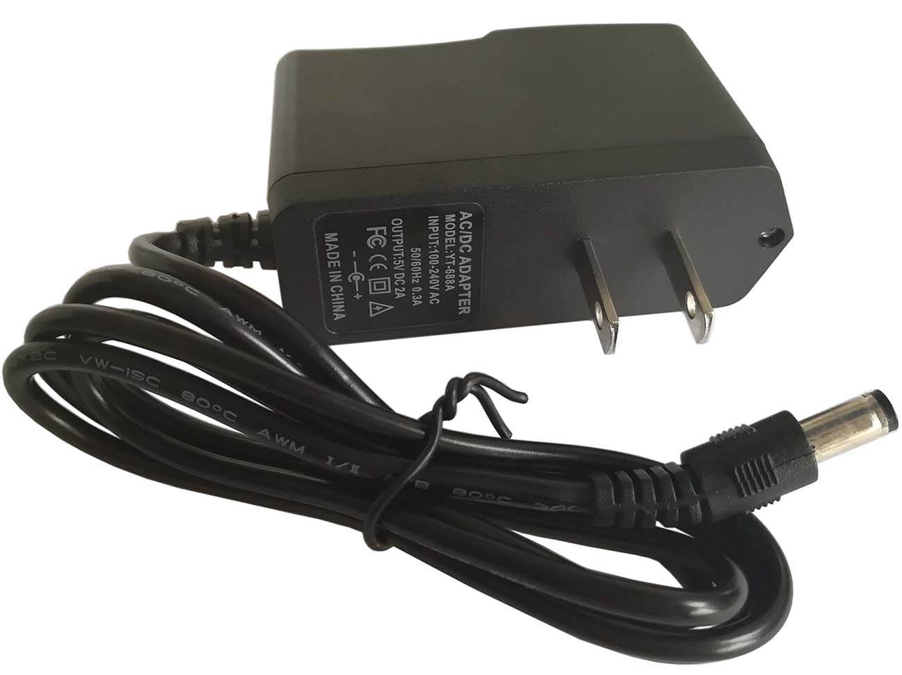 easyday 5V 2A Power Adapter Supply AC to DC 2.1mm X 5.5mm Plug