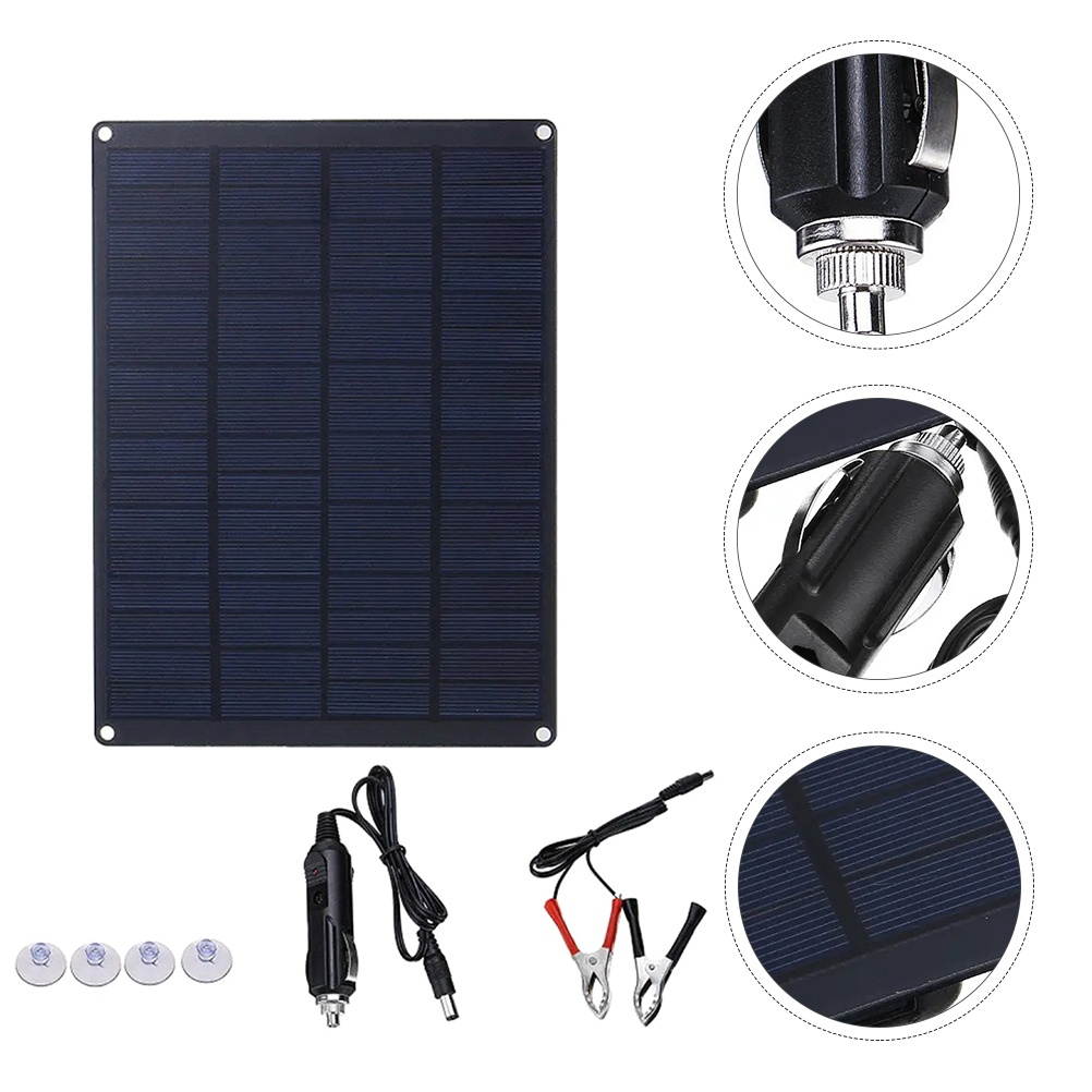 1 Set Durable Portable Solar Board Kit Solar Battery Charger Solar Maintainer Kit