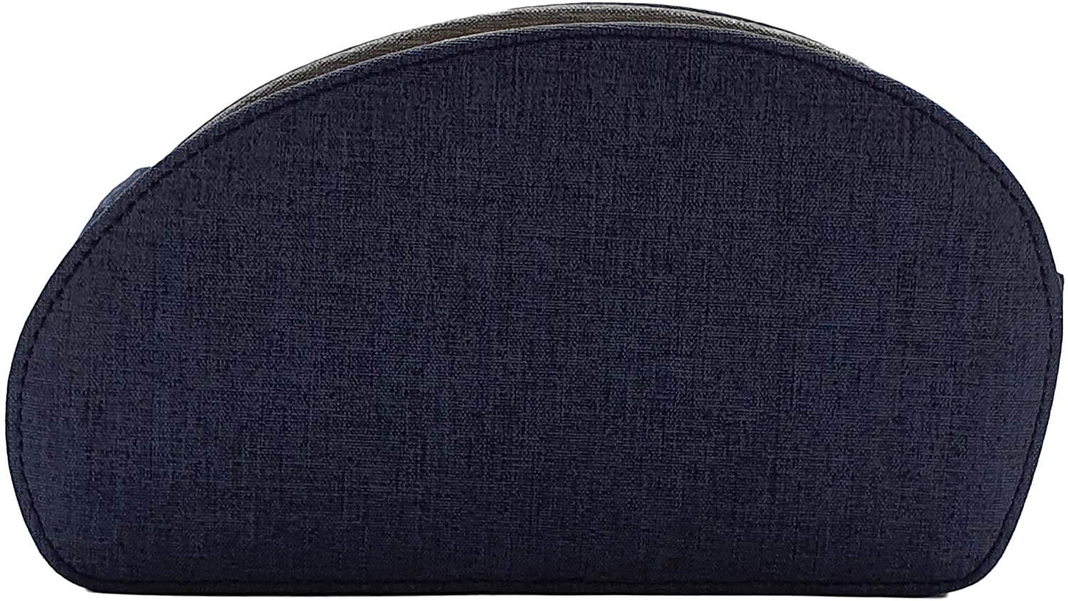 Fabric Remote Control Holder Storage Caddy and Desk Organiser 5 Compartments for TV, DVD, Blu-Ray Remotes - CEG10 Fine Fabric Pepper Red by Connected Essentials (Oxford Blue)