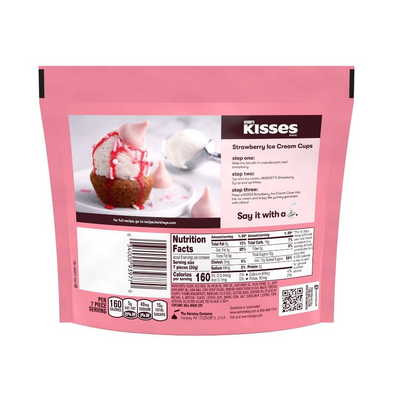 Hershey's Strawberry Ice Cream Cone Kisses - 9oz