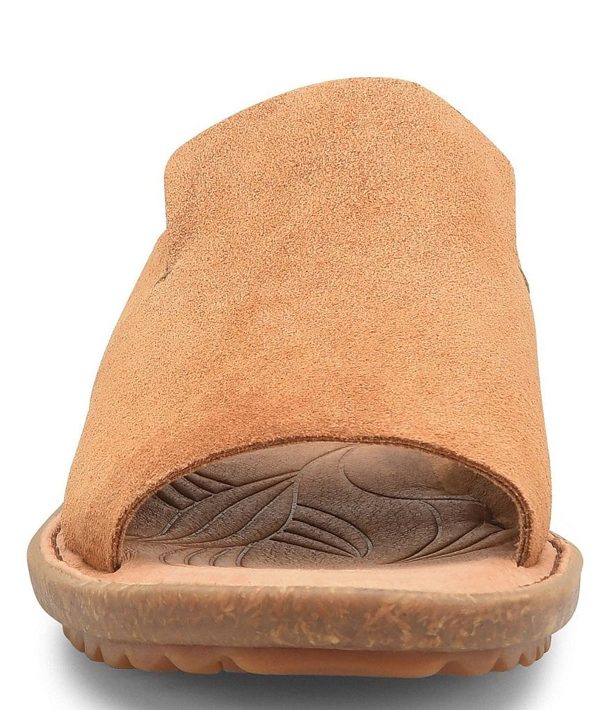 Born Mesilla Suede Leather Slide-On Sandals