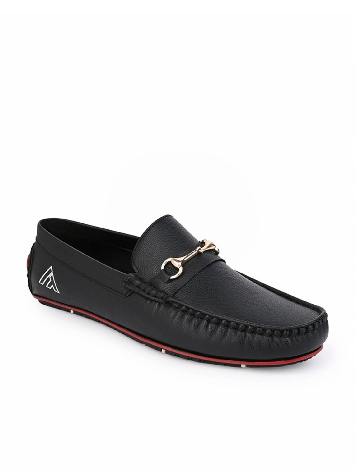 Alberto Torresi   Men's Black Casual Loafers