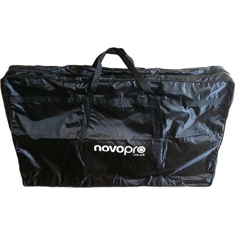 Novopro DJS1 Mobile DJ Facade with Carrying Bag (White)