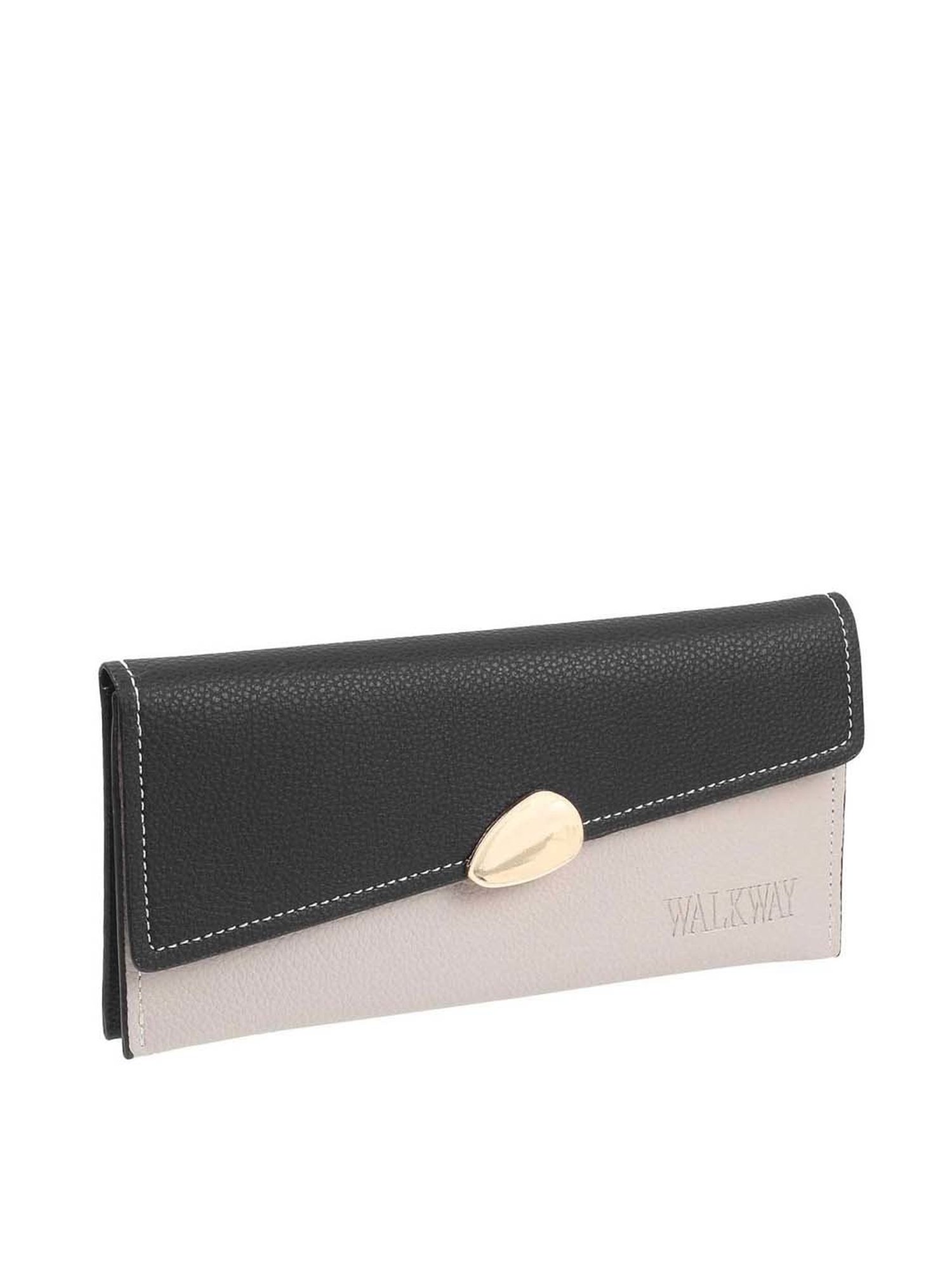 Louis Philippe Brown Casual Leather Money Clip Wallet for Men