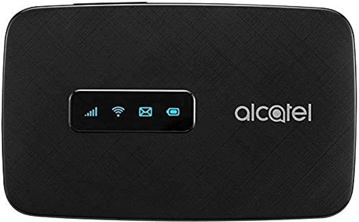 alcatel linkzone mobile 4g lte wifi hotspot (us + global 4g lte) w/ios & android app, gsm unlocked upto 150mbps, up to 15 users mw41nf-2aofus2 (at&t, t-mobile, metro, cricket)