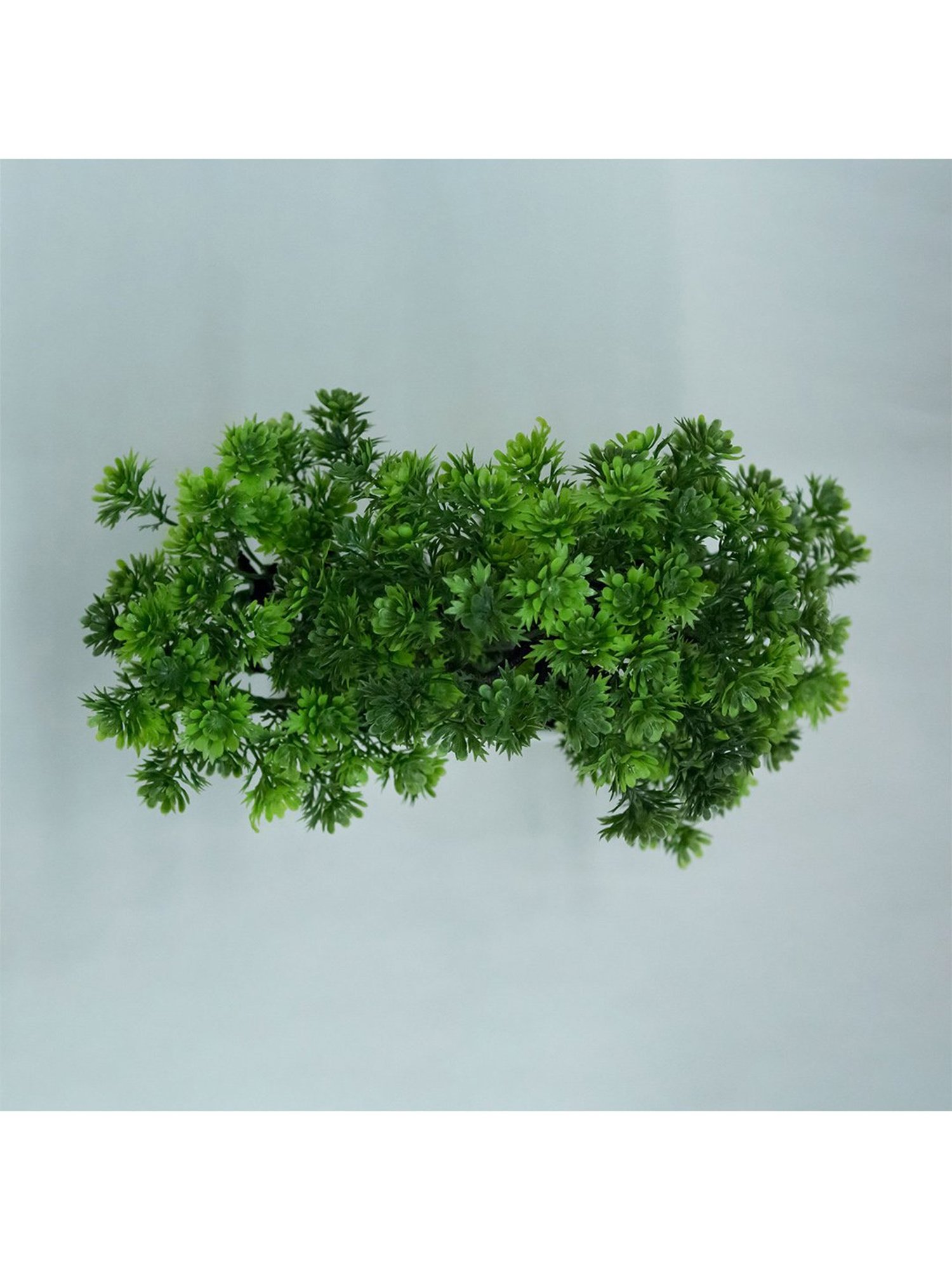 Amflix Green Artificial Bonsai Plant With Pot