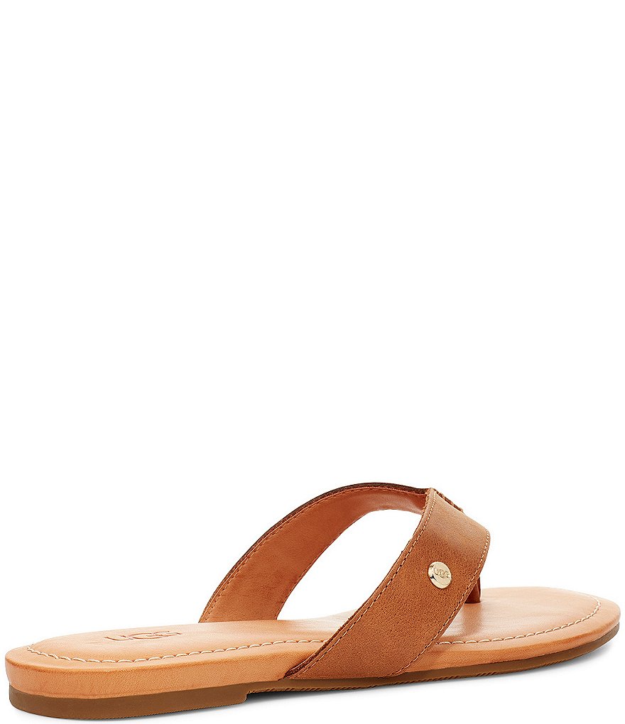 UGG&reg; Tuolumne Leather Flip Flops