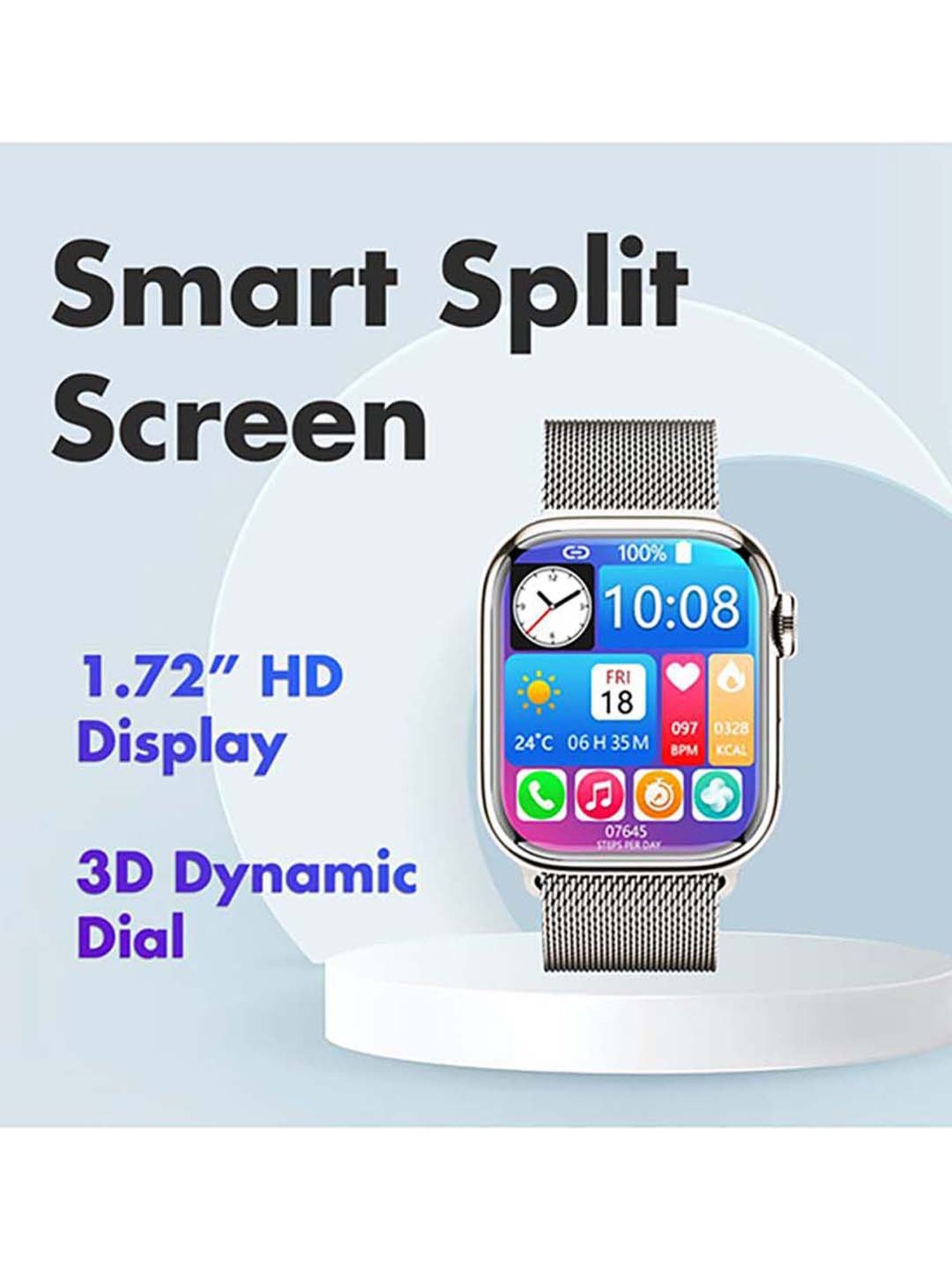 I KALL W4 Smart Watch (Silver)