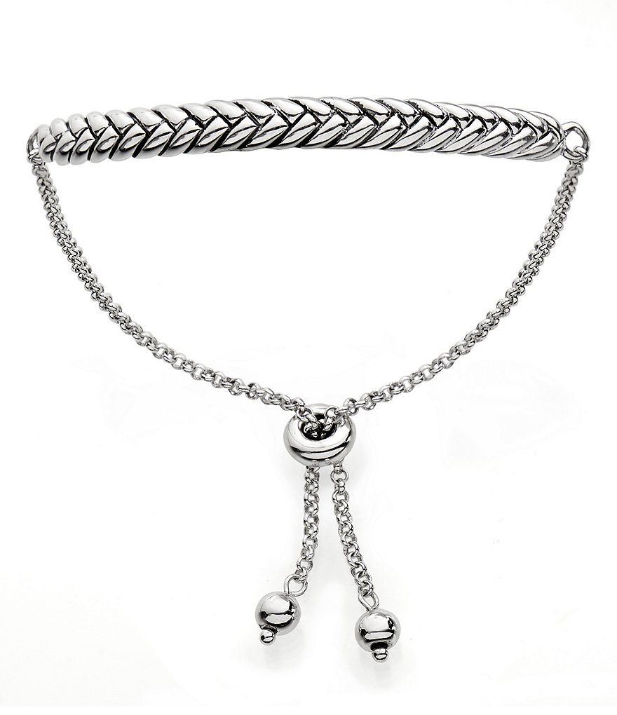 Nambe Braid Bolo Bracelet