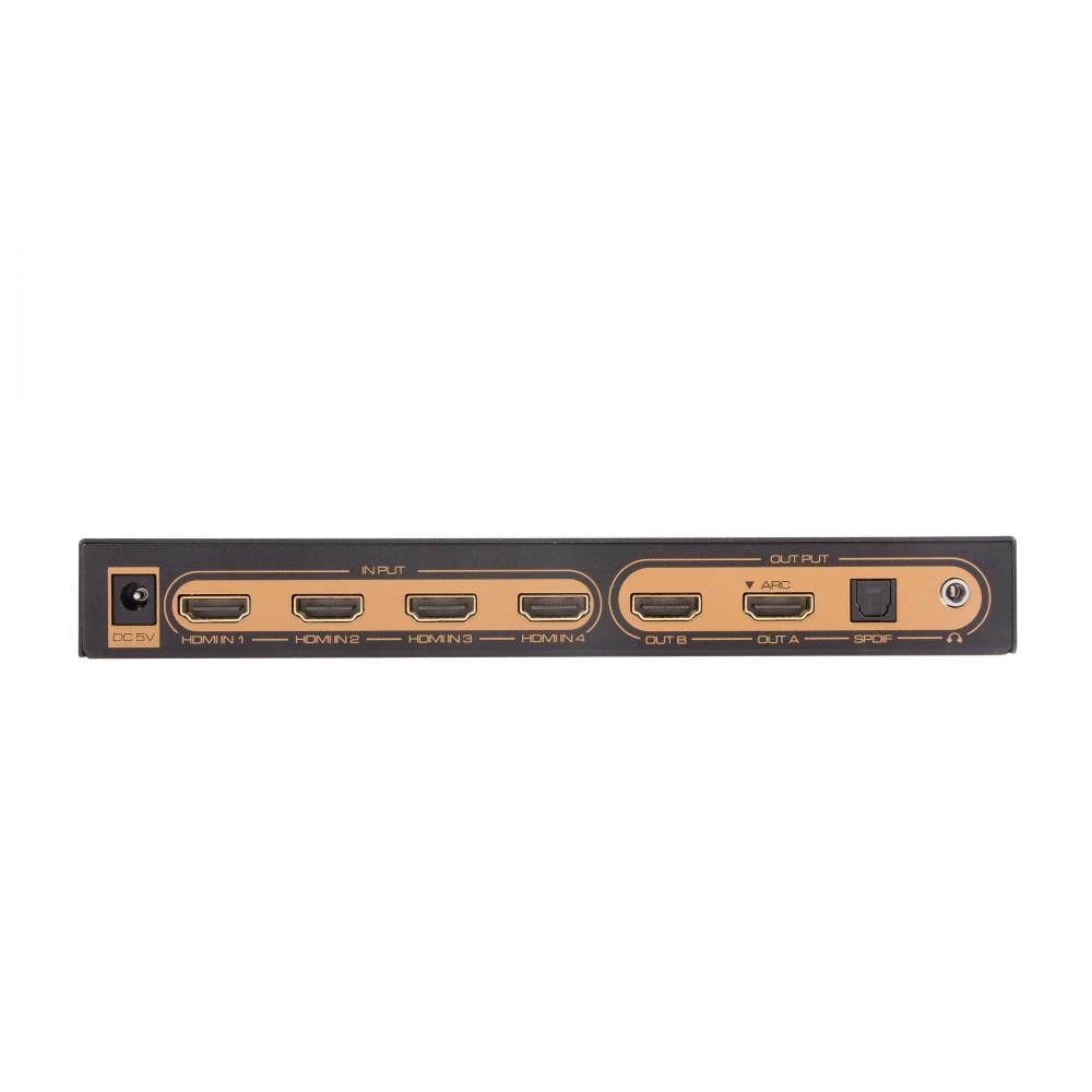 6x2 HDMI matrix HDMI supports Full HD,3D and 4Kx2K video