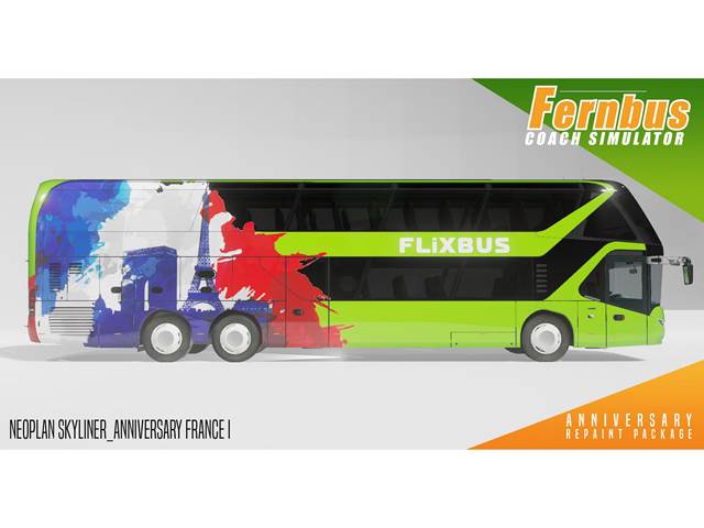 Fernbus Simulator - Anniversary Repaint Package [Online Game Code]