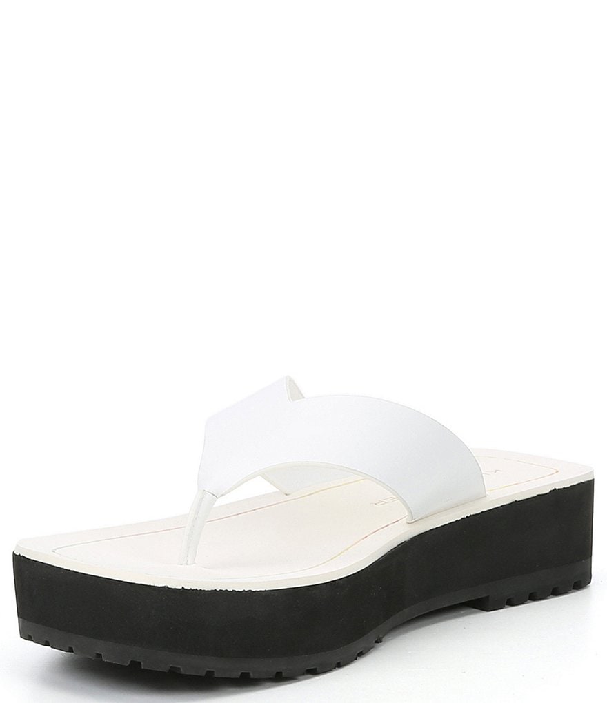 Kurt Geiger London Molly Leather Thong Sandals