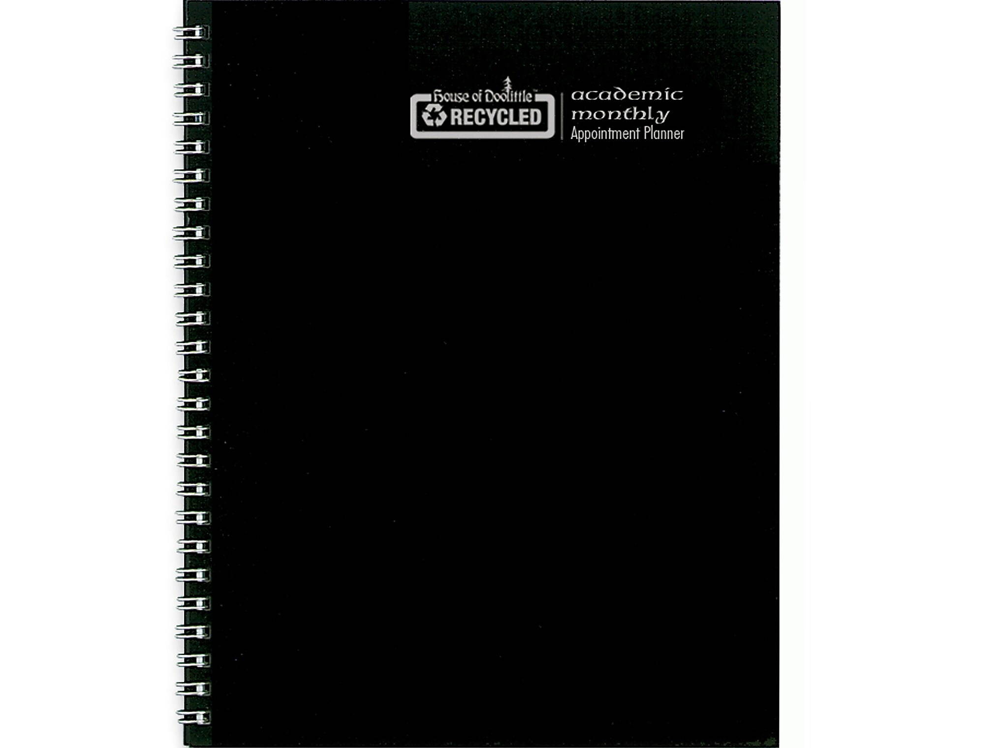 House of Doolittle 2021-2022 8.5" x 11" Academic Planner Black 26302-22