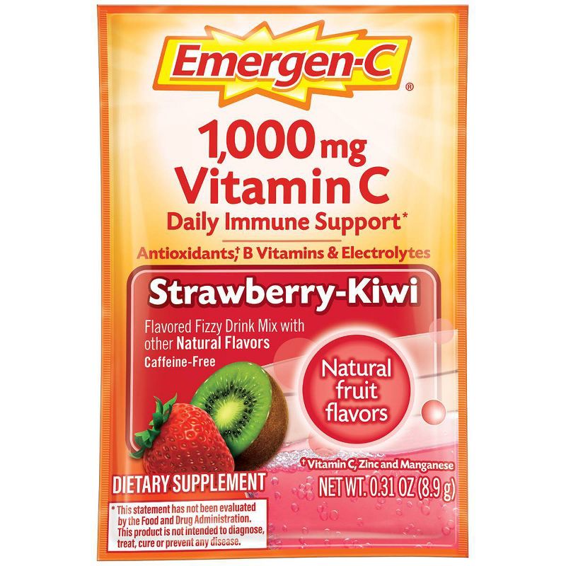 Emergen-C Vitamin C Dietary Supplement Drink Mix - Strawberry Kiwi - 30ct