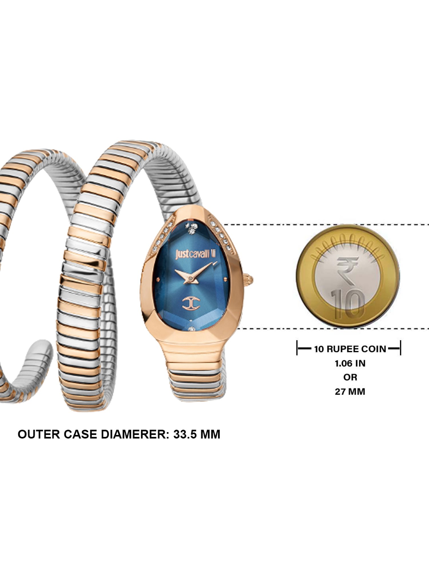 JUST CAVALLI JC1L209M0085 Analog Watch for Women