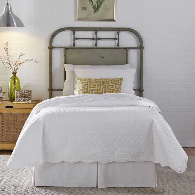 Full Vintage Series Metal Headboard Green - Liberty Furniture